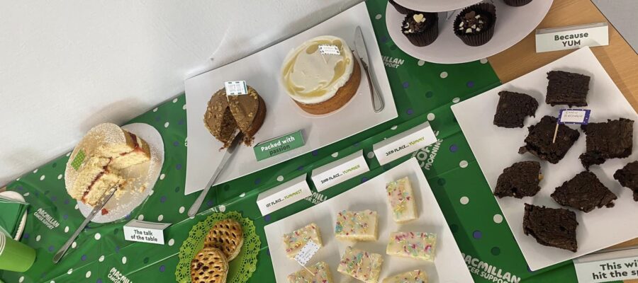 MAcmillan coffee morning 2024 - cakes